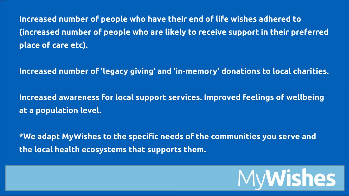 MyWishesApp's tweet photo. How ICBs, Hospices and Local Councils Partner with MyWishes.  https://t.co/GKzjyiO4QI 

#NHS #Hospices #TechForGood https://t.co/WaRsa1b66A