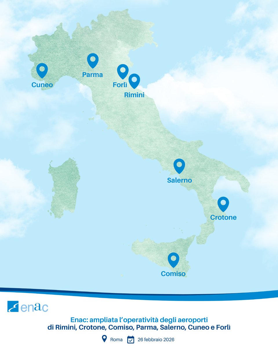 ENAC - Ente Nazionale per l'Aviazione Civile tweet media