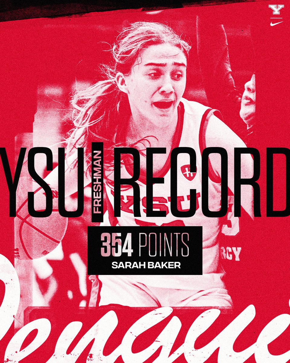 𝐑𝐄𝐂𝐎𝐑𝐃 𝐁𝐑𝐄𝐀𝐊𝐄𝐑.

Sarah Baker has scored more points than any other freshman in our program’s history.

#GoGuins #Grit