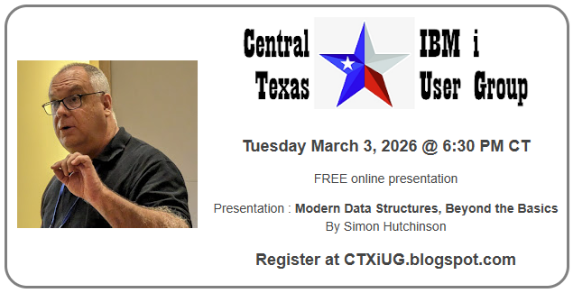 Central Texas IBM i User Group tweet media