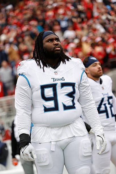 AdamSchefter's tweet image. Trade: the New York Jets are sending DE Jermaine Johnson to the Tennessee Titans in exchange for DT T'Vondre Sweat, per ESPN sources.

The trade cannot be processed until the start of the new league year in March.