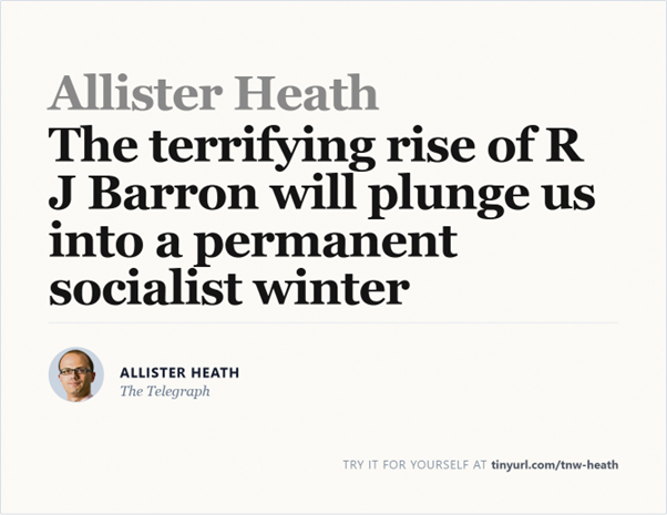 R J Barron tweet media