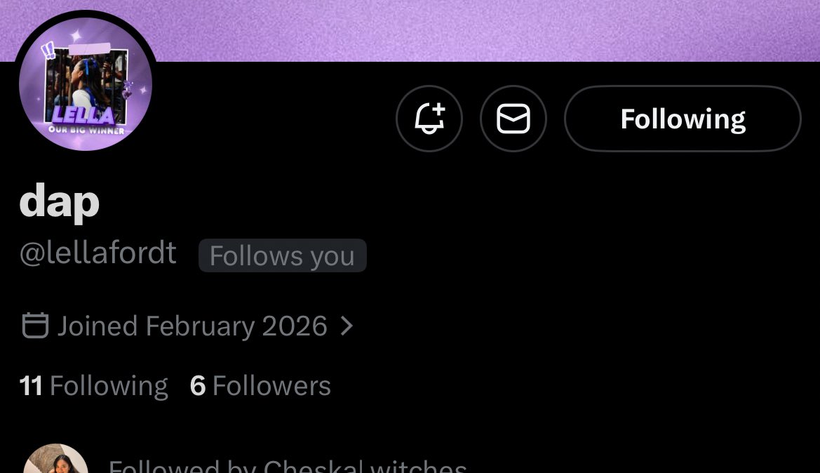 Please follow <a href="/lellafordt/">dap</a> magdodonate po sya once ma reach nya ang 100 followers 💜

BBS LELLA
#LellaFord