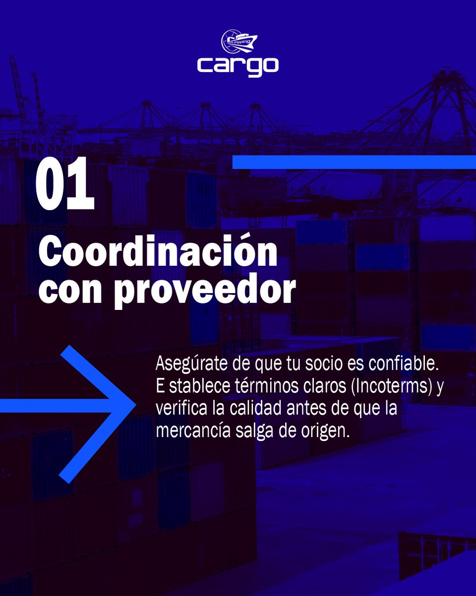 cargowshipping's tweet photo. 📷 Guarda este post para consultarlo antes de tu próximo embarque.
¿Tienes una importación en puerta y no sabes por dónde empezar? 📷 Escribe la palabra "IMPORTAR" en los comentarios y te asesoramos en tu proceso.
#LogísticaInternacional #Importaciones #ComercioExterior https://t.co/ess09pQUgP