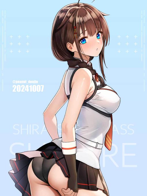 後ろ姿もいいですよね☺️
背中のラインを大切にしながら描いた一枚です✨
艦これ/時雨改三 