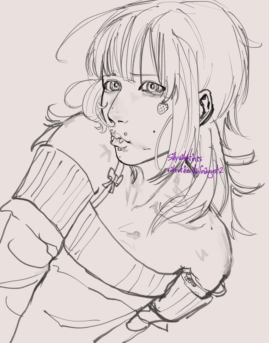 "omg mo is so cutieful ! also the lore is so interesting - coco" 
TYSM COCO I love him very dearly even if he’s a little insane
Tysm!!! I’m working really hard on it, I’m not much of a writer 🩷🩷
Here’s a drawing of Mo’s first design cause why not

sillyyvalentines.straw.page/ocs