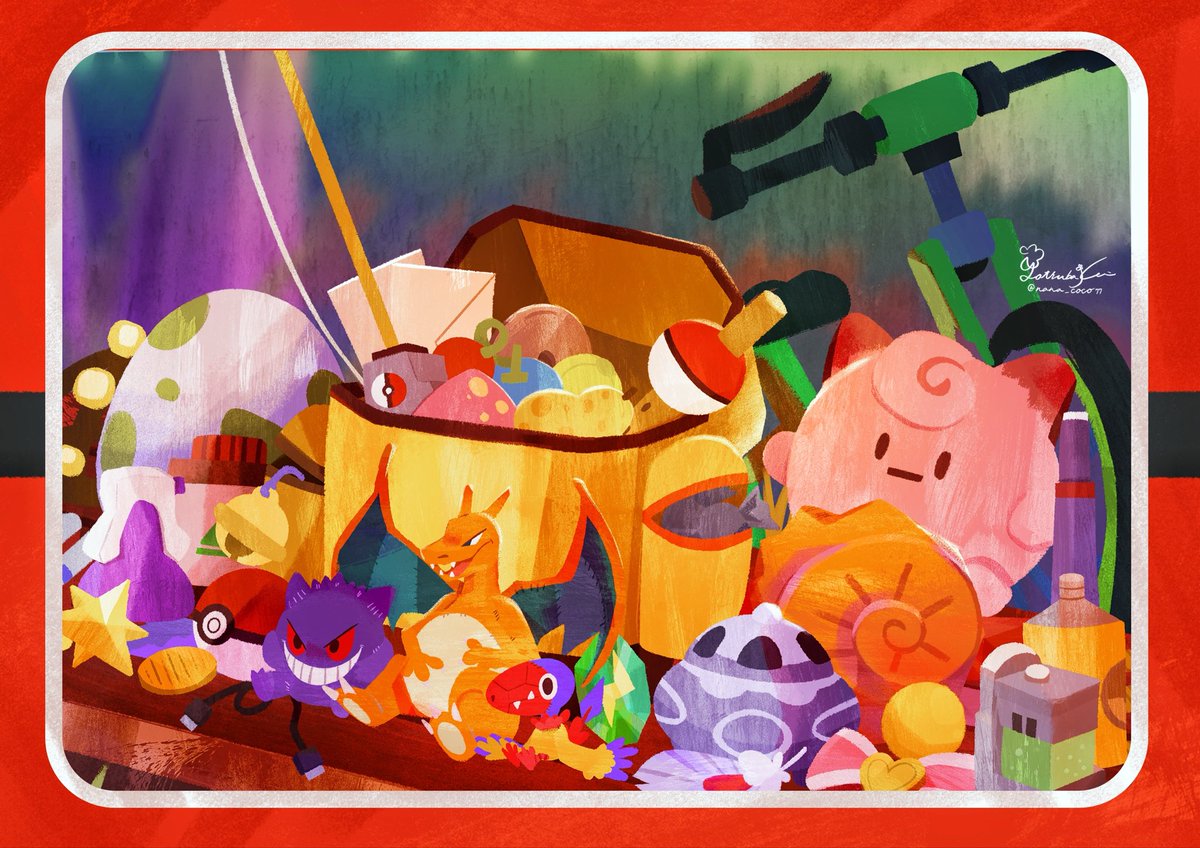 あふれるほどの冒険を…鞄は知ってるよ…！

ポケモン30周年おめでとうございます！

 #ポケモン30周年  #ポケモンデー