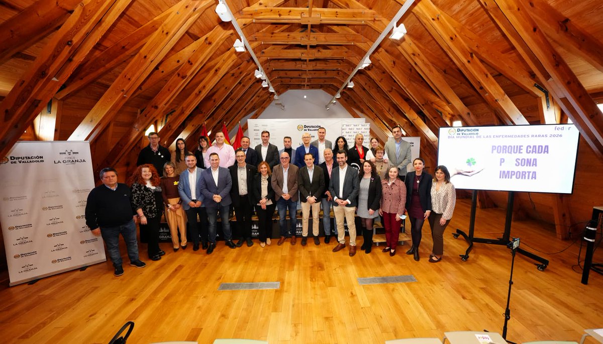 La <a href="/Dip_Va/">Diputación de Valladolid</a> ha realizado un acto Día Mundial de las Personas con Enfermedades Raras.
Es fundamental destinar los recursos publicos para atender a las personas más necesitadas. Si lo destinamos a lo accesorio, no nos queda para lo imprescindible.