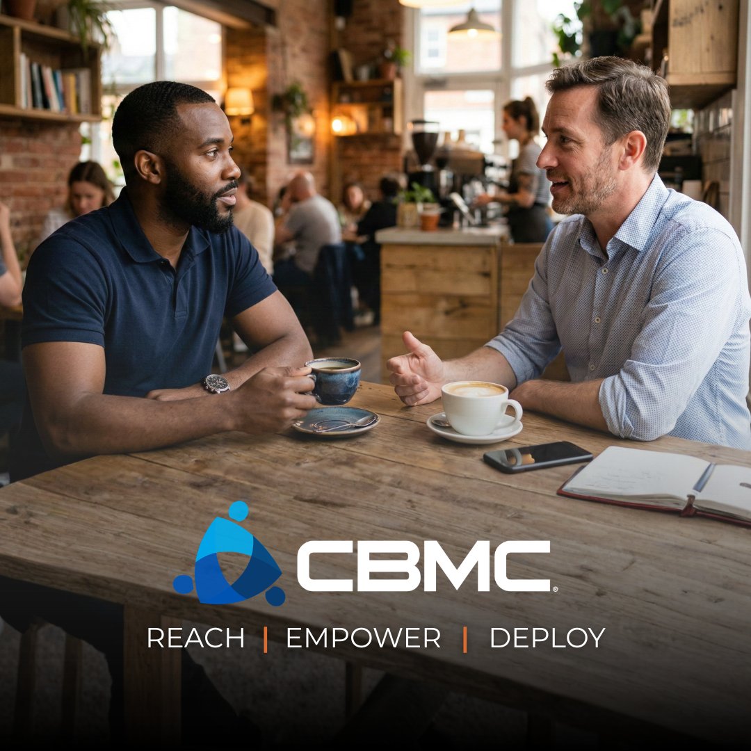 You may never know how impactful a cup of coffee and a listening ear can be to a man grinding through life. You are strategically positioned to reach those in your sphere for Christ.  Be the catalyst for Kingdom impact. Learn more @ cbmc.com