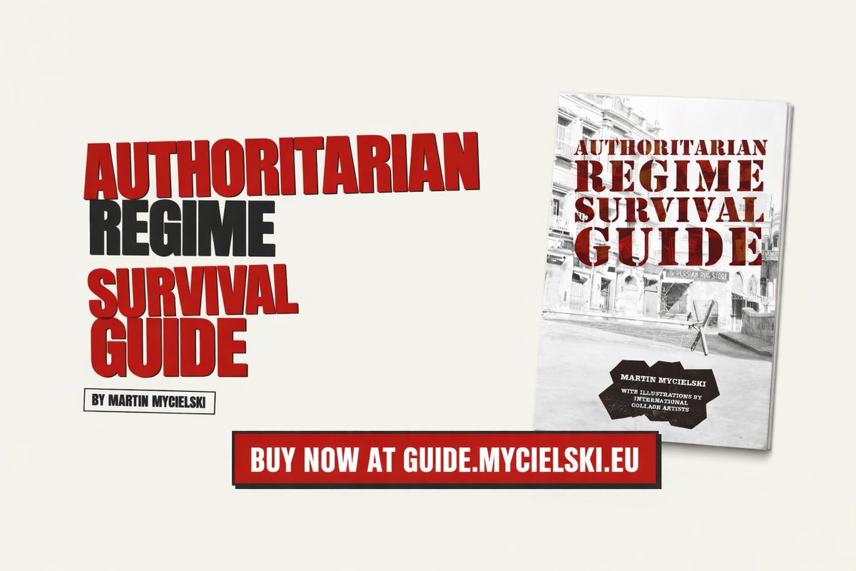 mycielski's tweet photo. 📕My Authoritarian Regime Survival Guide, beautifully illustrated with unique collages from top US &amp; Canadian artists, is finally available for purchase directly in Europe!🥳

👉Visit https://t.co/vLO67ZPLiQ and order your copy now!

#LearnFromEurope https://t.co/qjsQDVIV7t