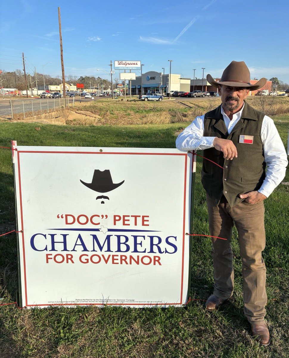 Let’s trend <a href="/DocPeteChambers/">Doc Pete Chambers</a> <a href="/DocPete4Texas/">DocPeteChambersForTexas</a> again today!