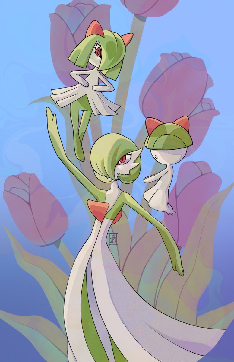 IzzyTics's tweet photo. In honor of Pokémon day tomorrow, I did a piece of Gardevoir, kirlia and ralts my favorite Pokémon. #Pokemon30 #Gardevoir #pokemonfanart https://t.co/cJMpp7uM5m