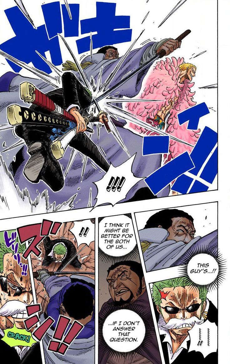 Zoro vs Doflamingo would have fed the streets for years