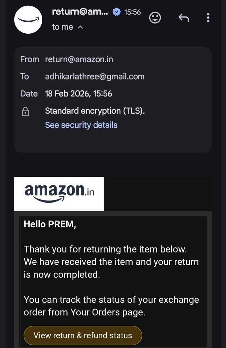 swarooprem's tweet photo. @_AmazonHelpDm Prem Swaroop Adhikarla
adhikarlathree@gmail.com
9985100281.
Send me my money immediately Rs 410/- https://t.co/wOzYGUmJze