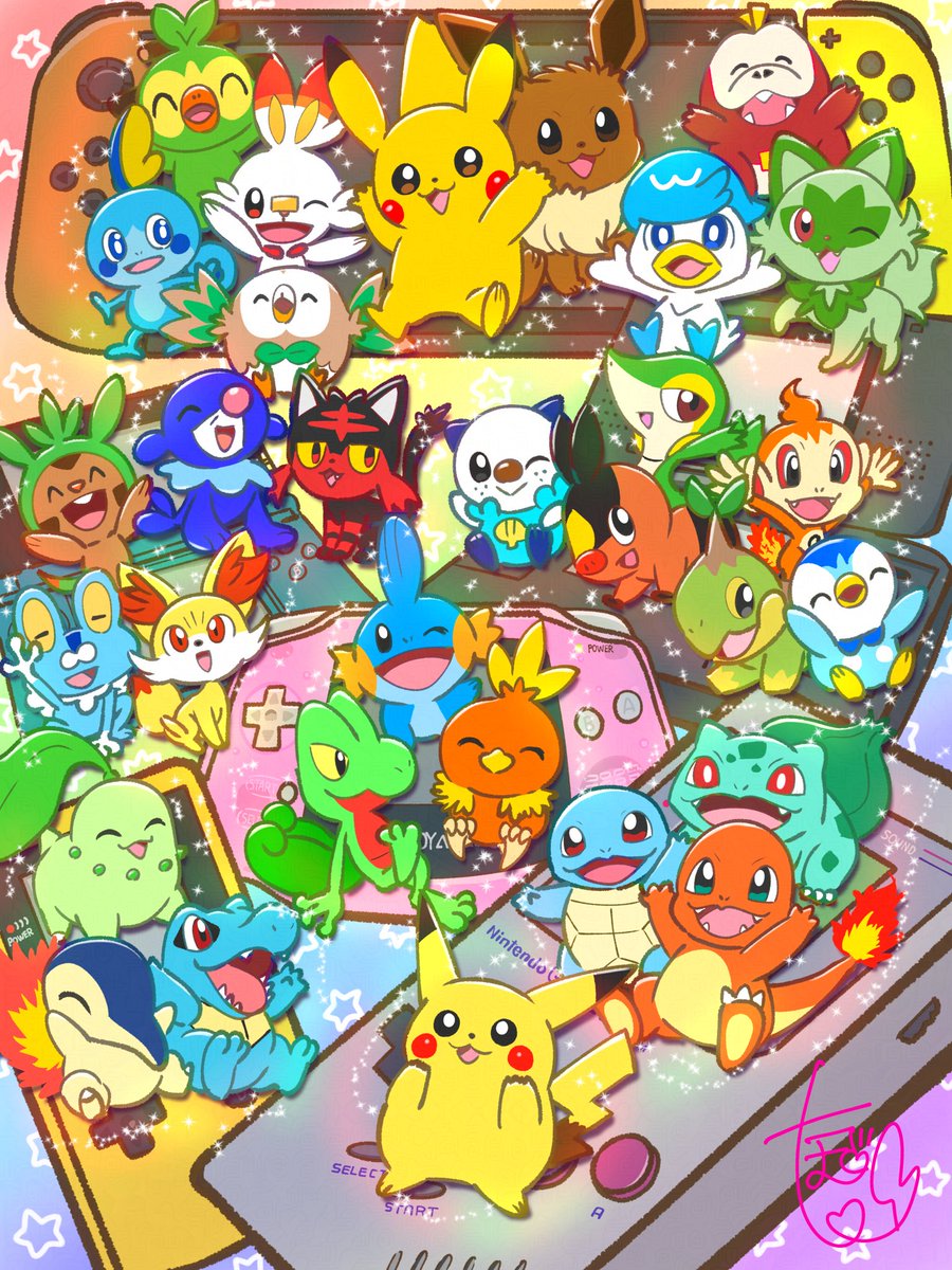 ポケットモンスター30周年
おめでとうございます！！！🎉🎉🎉
ポケモンに出会えてよかった！！
ポケモン、ありがとう！
#ポケモン30周年 
#ポケモンデー