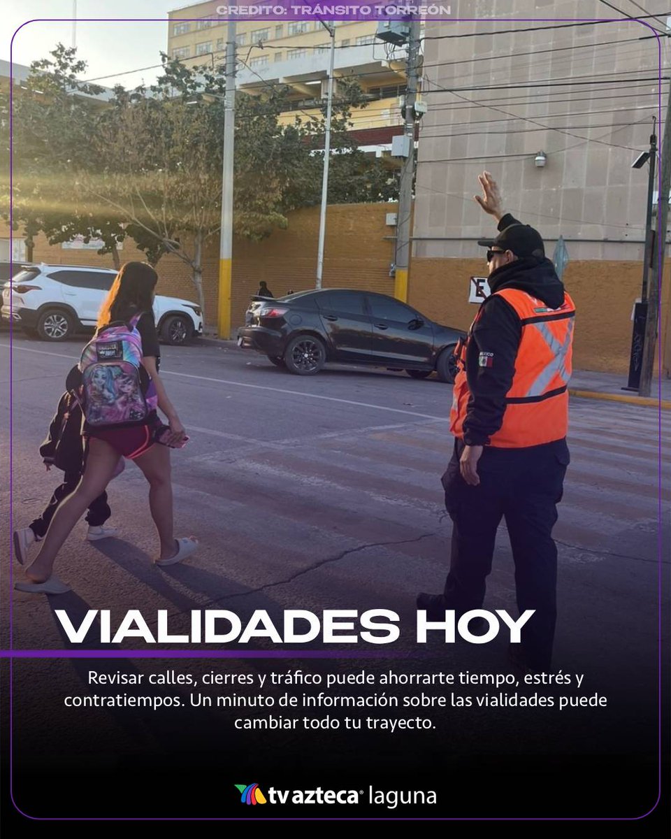 TvAztecaLaguna's tweet image. Dedicar un minuto a revisar calles, cierres y tráfico puede cambiar por completo tu trayecto. Evita contratiempos, reduce el estrés y llega a tu destino sin sorpresas. 🕒🛣️aztecalaguna.com/noticias/video…

#Movilidad #Tráfico #TipsDeViaje #Vialidad #TiempoEsOro #ManejaSeguro
