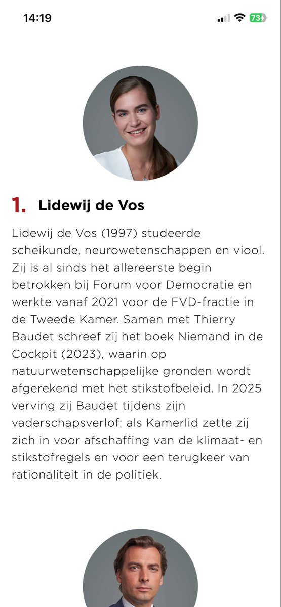 Wim75780668's tweet photo. https://t.co/HCUQWNrGBv
Dom66 Paternotte zet zichzelf enorm voor lul.
Het opnemen tegen iemand die biochemische wetenschappen heeft gestudeerd is niet alleen dom maar ook schadelijk voor Nederland!
Ik denk dat Dom66 de klimaattransitie in stand houdt ivm de financiële belangen! https://t.co/WwEtiB4OQ6