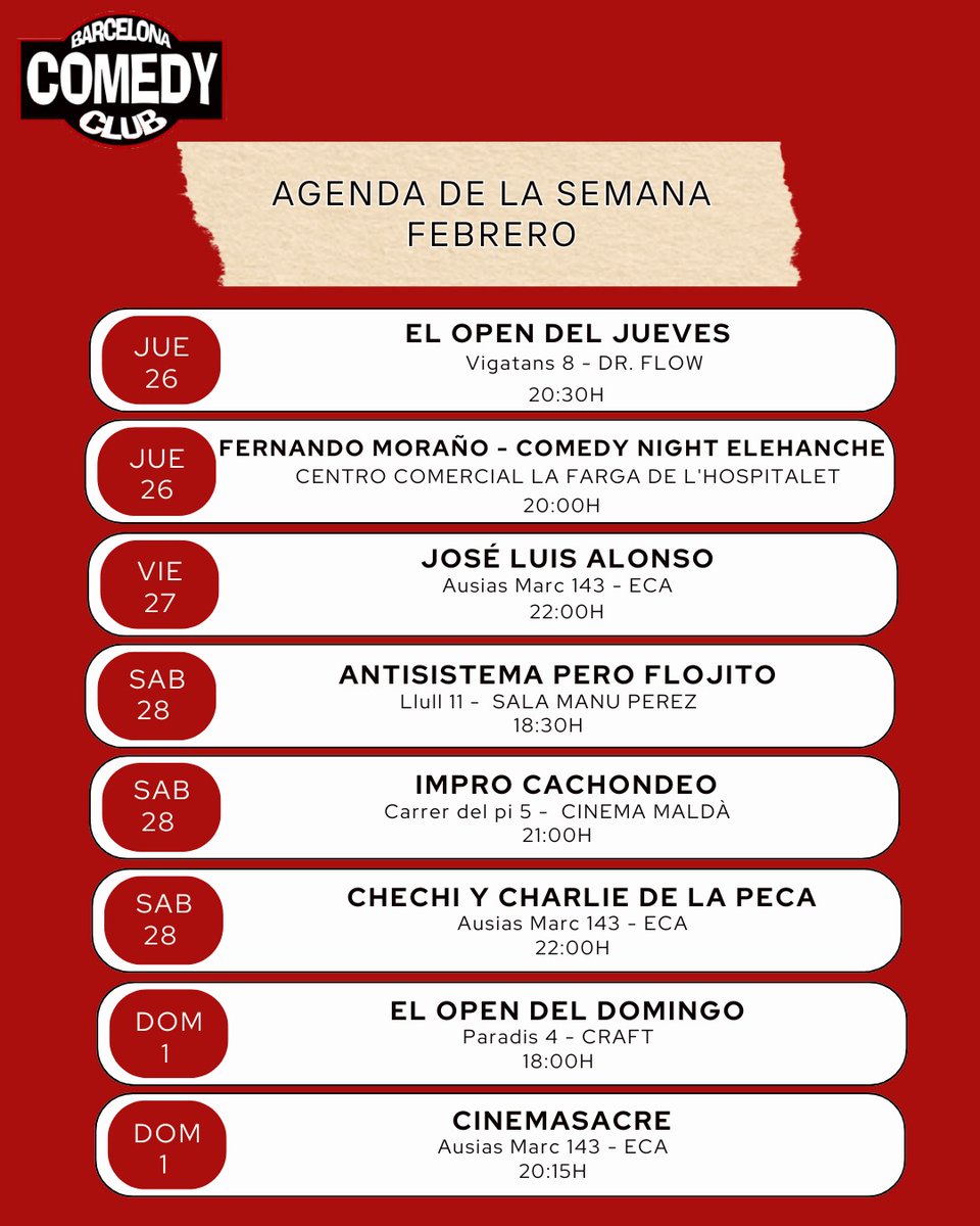 BarcelonaComedyClub tweet media