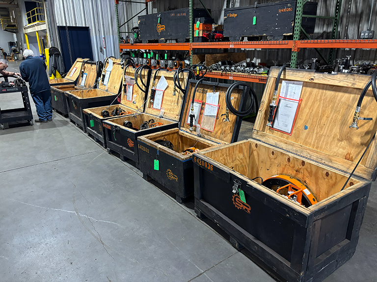 spr_tool's tweet photo. Turnaround season is here, and our teams are getting equipment ready to go.  If you’ve got an upcoming outage or turnaround, we've got the equipment you need. Reach out and let us know how we can help. #Superior #SPR #portablemachining #onsitemachining https://t.co/atwZ3QsvBX