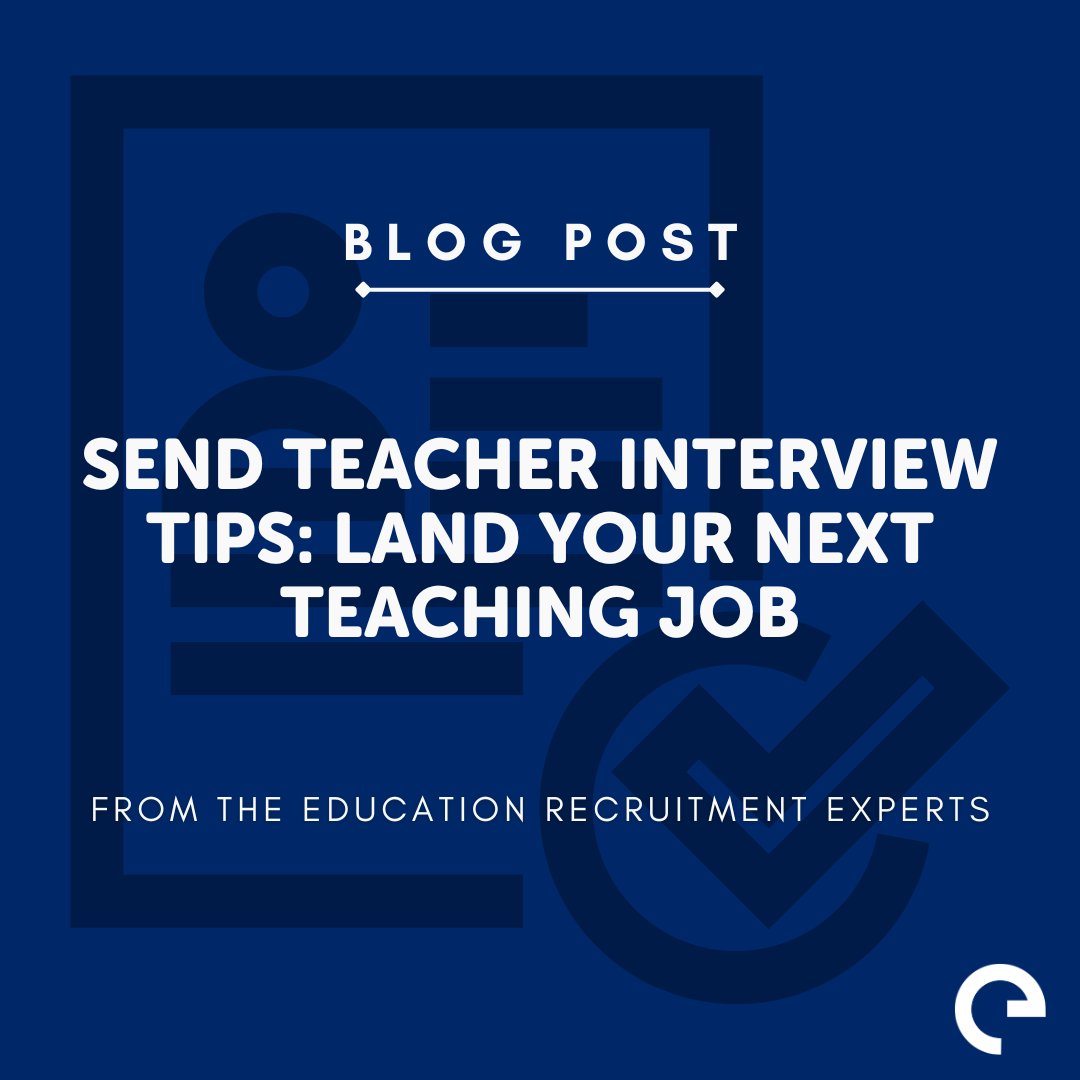 Ready to take the next step in your SEND teaching career? 🤩 

👉 Check out our top tips to help you succeed in your SEND teacher interview and make a lasting impression! hubs.ly/Q0410QK-0 

#EngageEducation #SEND #SENDTeaching #Teachers #Education