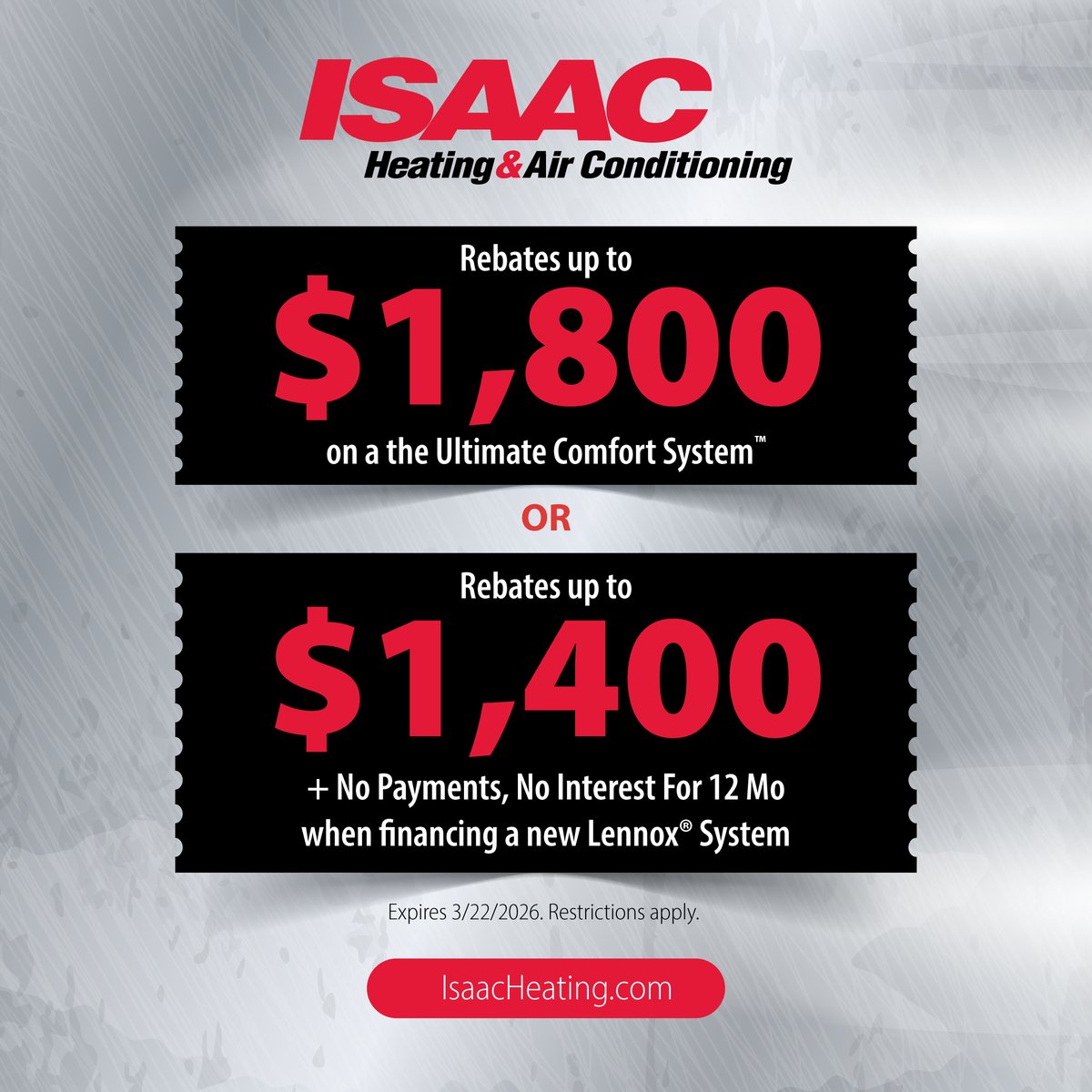 Isaac Heating & Air Conditioning tweet media