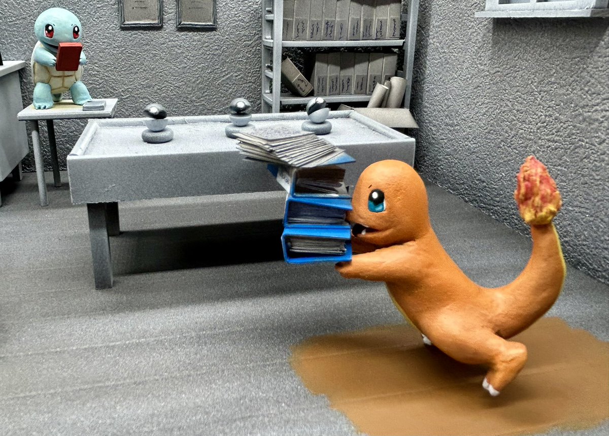 社畜のれんと / Lent ✂️ポケモンジオラマ🖌️ tweet media