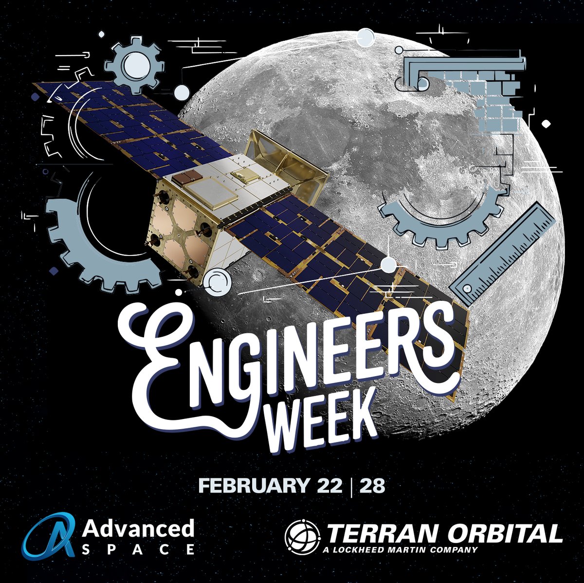 This Engineers Week, we celebrate the collaboration between @TerranOrbital and Advanced Space engineers, whose expertise and partnership turned CAPSTONE™ into a lasting success and demonstrated the power of teamwork in advancing lunar exploration. 💫 🌙
#TerranOrbital