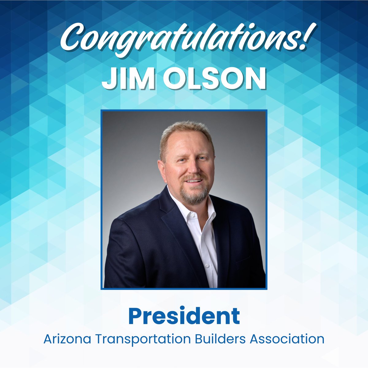 construction_ke's tweet photo. Congratulations to KE&amp;G’s Jim Olson on being named this year’s President of the Arizona Transportation Builders Association!

#KEGconstruction #Construction #HeavyCivilConstruction #ESOP #EmployeeOwnership #ConstructingLegacies #Leadership https://t.co/jlRY0FS6Qp