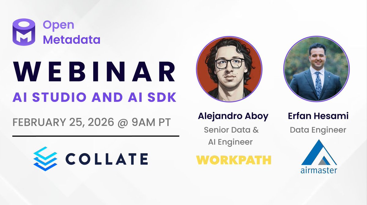 OpenMetadata tweet media