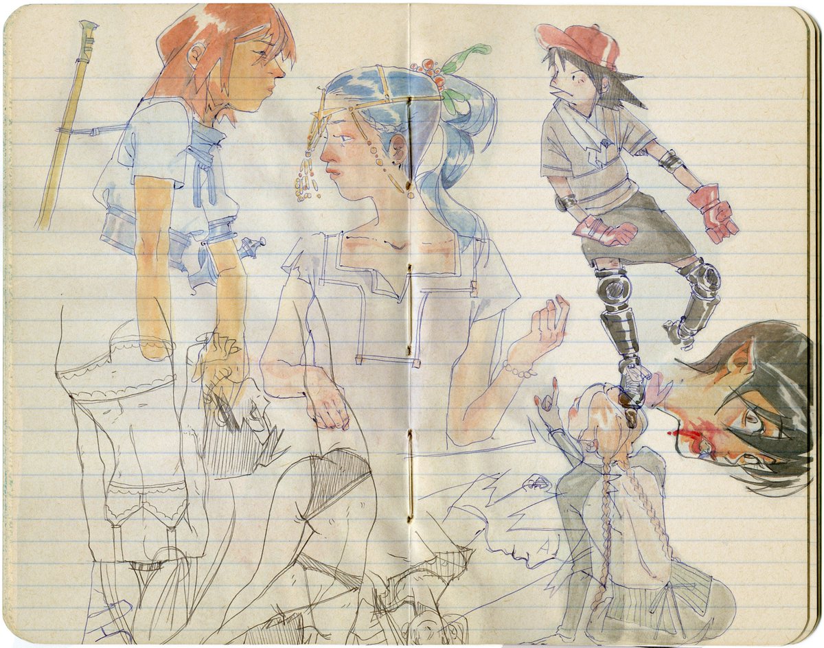 onax_art's tweet photo. watercolor sketchbook spread https://t.co/Sa8gnyI6yO