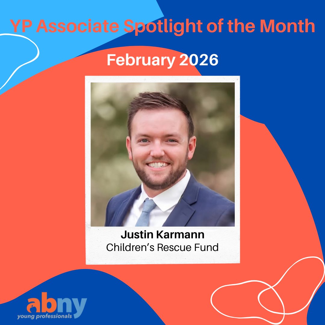 ABetterNY's tweet photo. Congratulations to Justin Karmann, Vice President of Development and External Affairs for the Children’s Rescue Fund for being selected as February’s YP Associates Spotlight of the Month.

Learn more about our Spotlight of the Month here: https://t.co/ECy3rF4XD6 https://t.co/PYPr1mnP6z