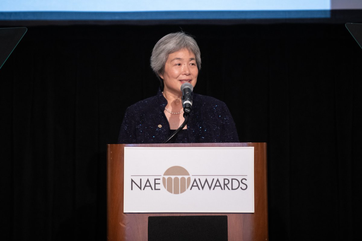 NAE_Awards's tweet photo. Congratulations to Dr. @EricRFossum, recipient of the 2026 Charles Stark Draper Prize, honored at the @theNAEng Gala for his transformative contributions to engineering innovation. A proud moment celebrating excellence with the National Academy of Engineering.

#NAEAwards https://t.co/XOA9mEzV51