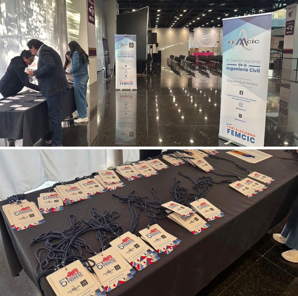 FEMCIC1's tweet photo. Todo listo para recibir a la gran familia FEMCIC en la 51 Reunión Nacional. 

La Secretaría de Economía será este jueves, el primer gran anfitrión de nuestro magno evento anual.

JUNTOS FORTALECIENDO FEMCIC https://t.co/jrCNvx0ztM