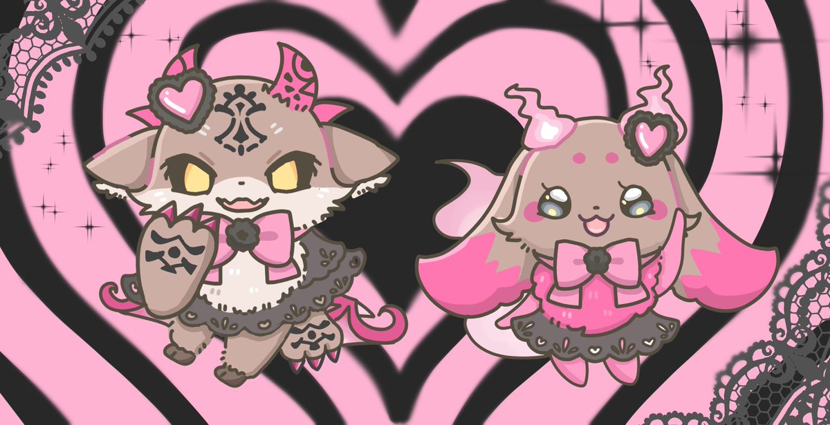 ぴんく！ #でびるさまにささげるえ #るんるんびじちかん