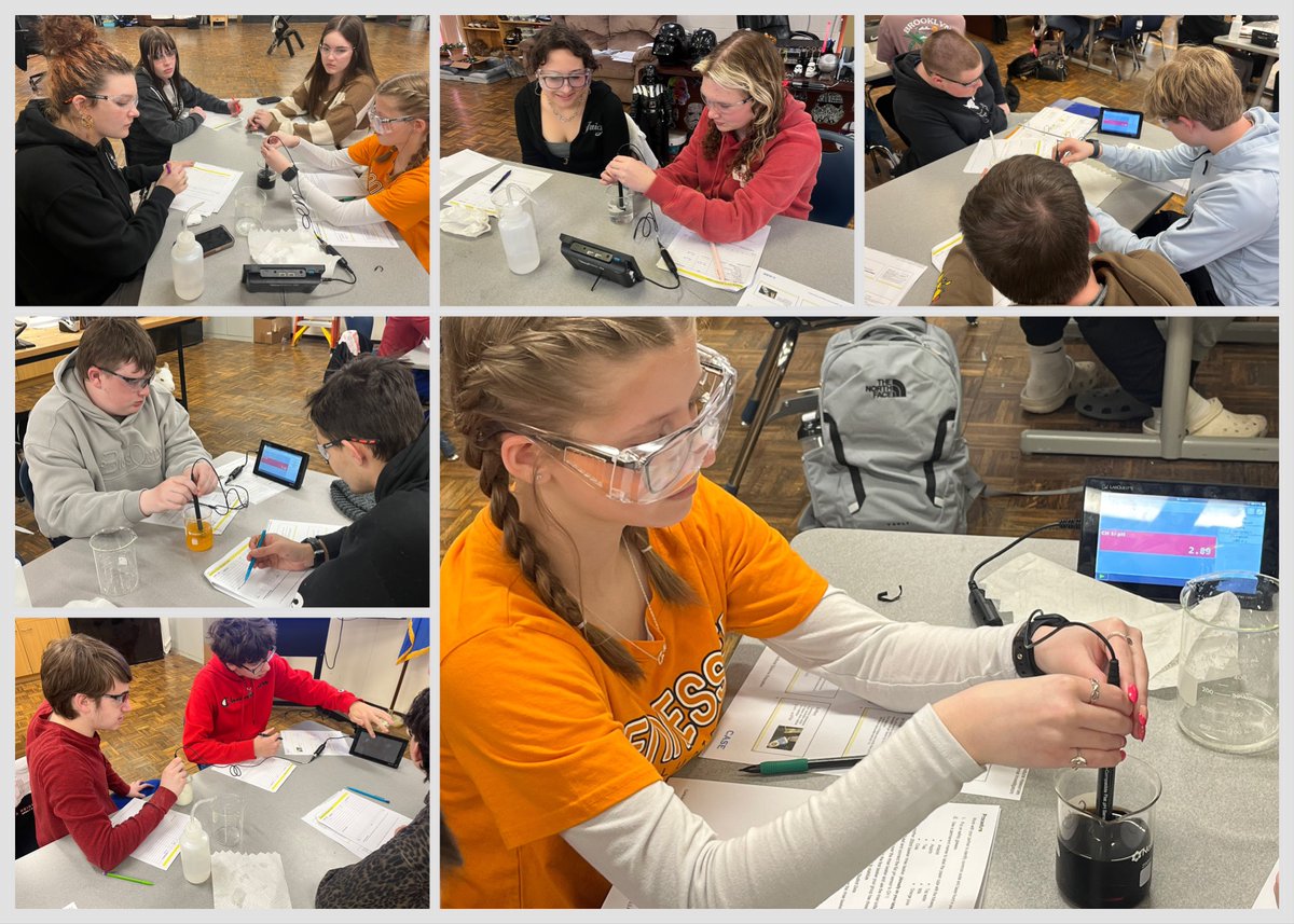 Agriscience in action! 🔬

Students are testing the pH of household substances and analyzing real lab data.

Hands-on science. Real skills. Real careers.

#FFAWeek #STEM #CTE #AgEducation #Vernier