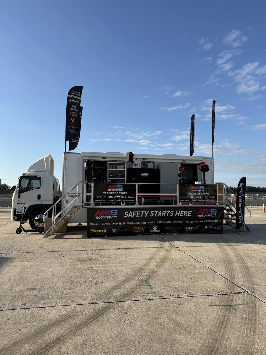 We are trackside <a href="/sebringraceway/">Sebring International Raceway</a> for the <a href="/SVRAlife/">SVRA</a> and <a href="/GoTransAm/">The Trans Am Series</a> events. Stop by our trackside store across from the tech inspection area. #safety #motorsport #sebring