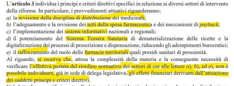 Zero euro per payback, distribuzione e farmacie. Il Governo vara la riforma farmaceutica senza neanche avere contezza di quanto costerà. La Ragioneria dice: prima i soldi, poi le regole. 

Una riforma fantasma, utile solo ad essere sbandierata per la prossima campagna elettorale.