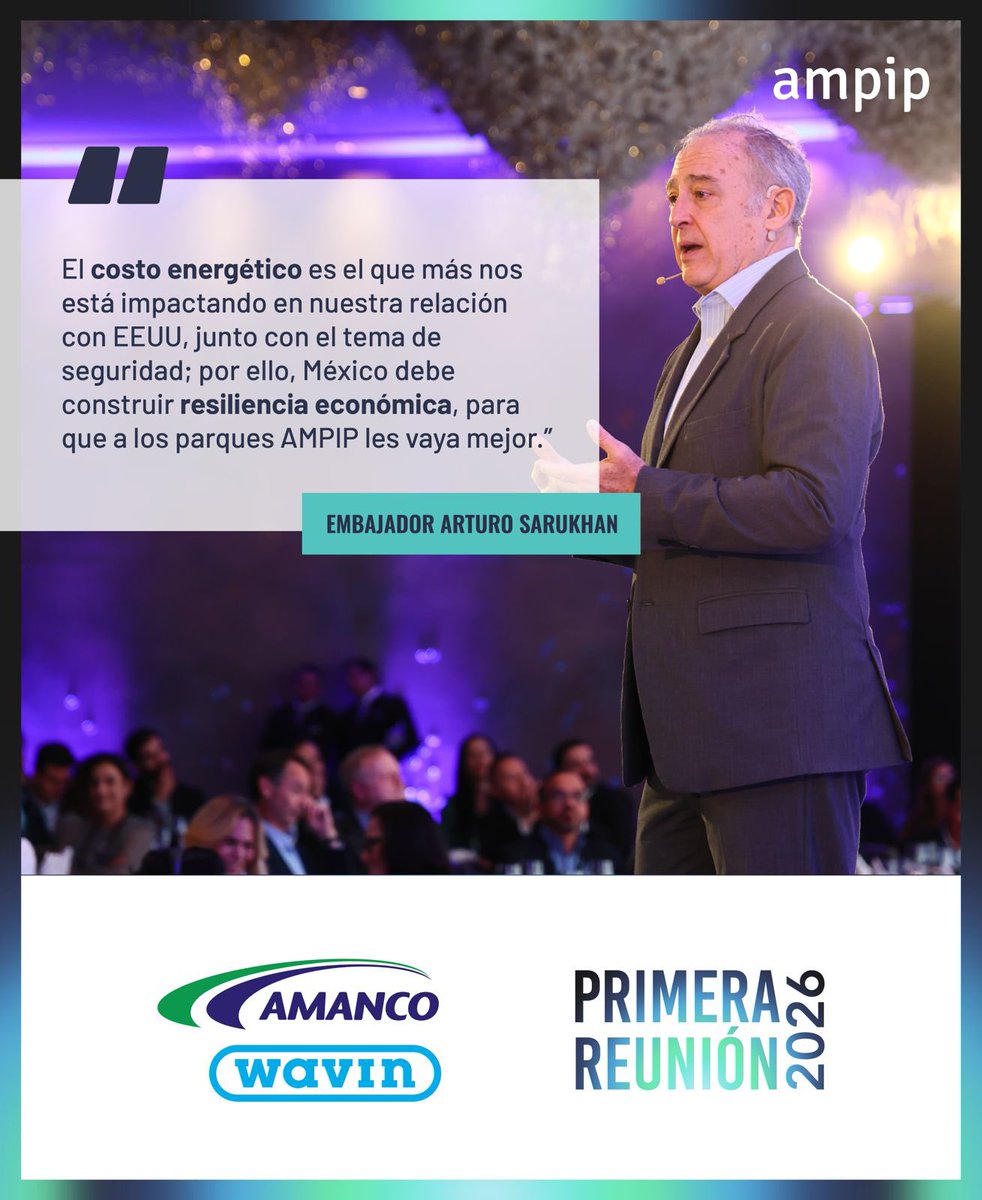 AMPIP Asociación Mexicana de Parques Industriales tweet media