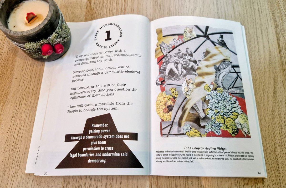 📕My Authoritarian Regime Survival Guide, beautifully illustrated with unique collages from top US &amp; Canadian artists, is finally available for purchase directly in Europe!🥳

👉Visit guide.mycielski.eu and order your copy now!

#LearnFromEurope