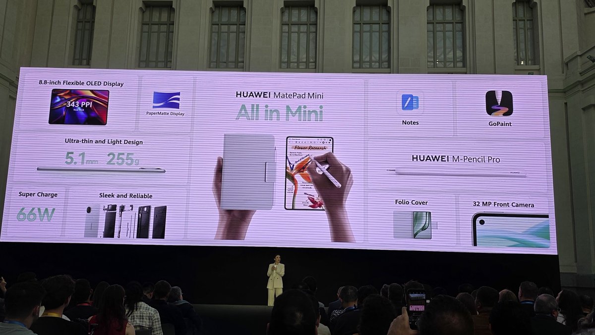 SaudiAndroid's tweet photo. اهم مواصفات هواوي ميت باد ميني.👍🏻
#NowIsYourRun
#HuaweiLaunch
#AllinMini
#MatePadMini
#MiniMoment https://t.co/iQCQcMQ1wr