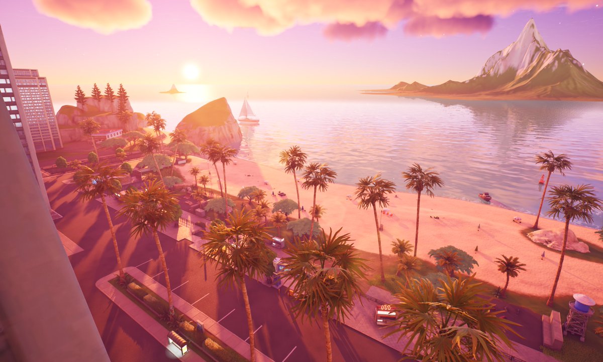 Bitzyst's tweet photo. We accidentally turned on the Day Sequencer device and this is what our next island looks like. 💀

#Fortnite #UEFN https://t.co/168Q9MAiEJ