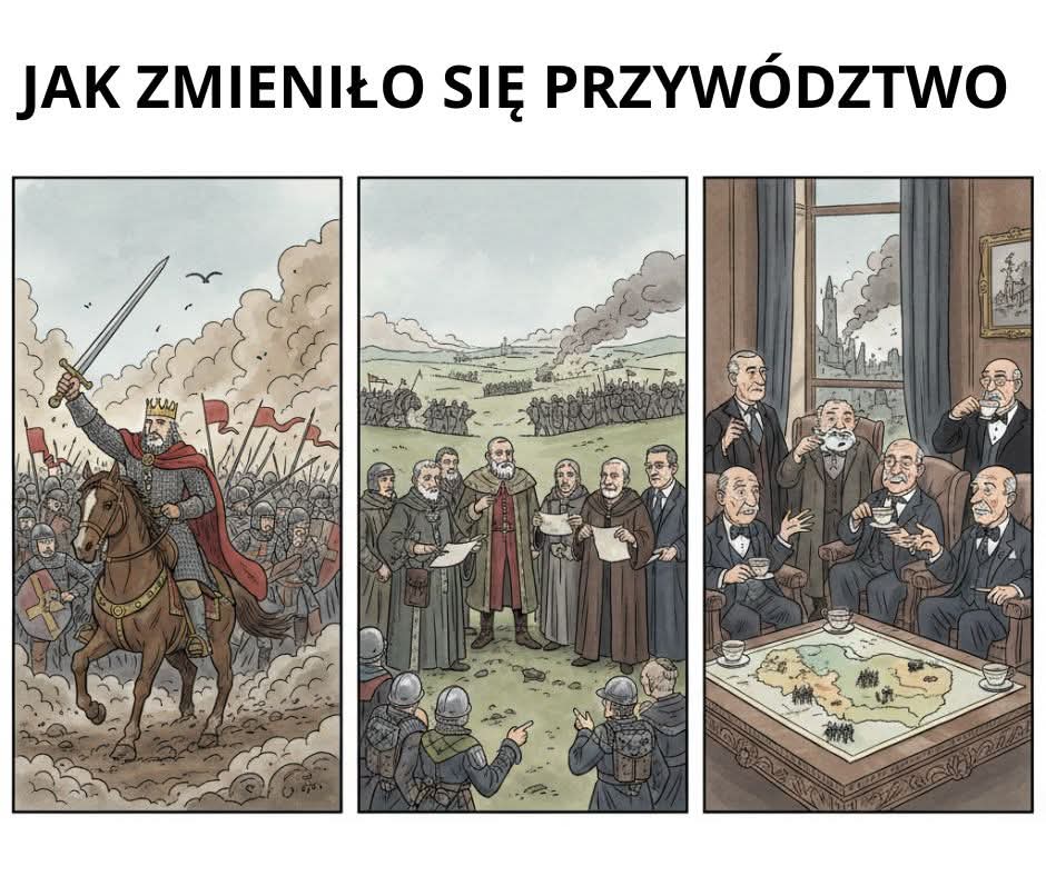 Kiedyś królowie gdy doprowadzili do wojny to szli w niej w pierwszym szeregu. Potem stali na wzgórzu. Następnie rządzący jak doprowadzali do wojny, to pierwsi uciekali z kraju i rządzili przy herbatce.
Może wróćmy do zasady, że jak politycy wywołają wojnę, to mają iść na front?