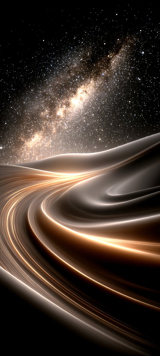 Halleyapps's tweet image. Specular light mapping over golden ratio curves! The particle density in this starfield render creates an absolute sense of infinite scale and controlled visual entropy!

#SpaceArt #VisualDesign #GlobalIllumination