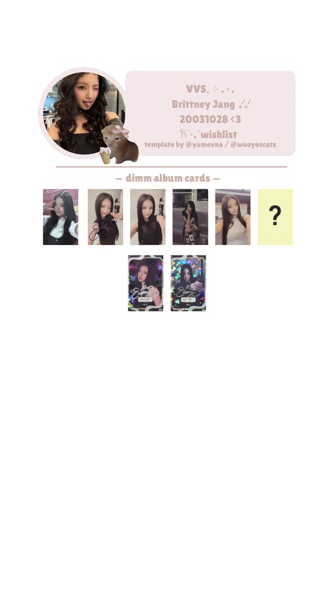 wooyoscats's tweet photo. vvs d.i.m.m all member album template https://t.co/CPc1bYI8gg