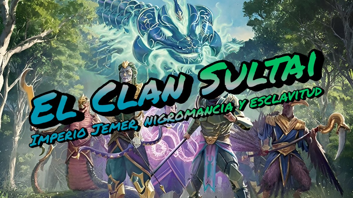 Decadencia. Poder. Crueldad.

El Clan Sultai es, probablemente, el más incómodo de Tarkir… y también uno de los más fascinantes.

Hoy en #MTGxHistoria viajamos a junglas, imperios olvidados y aristocracias corruptas. 🐍🪙🧟