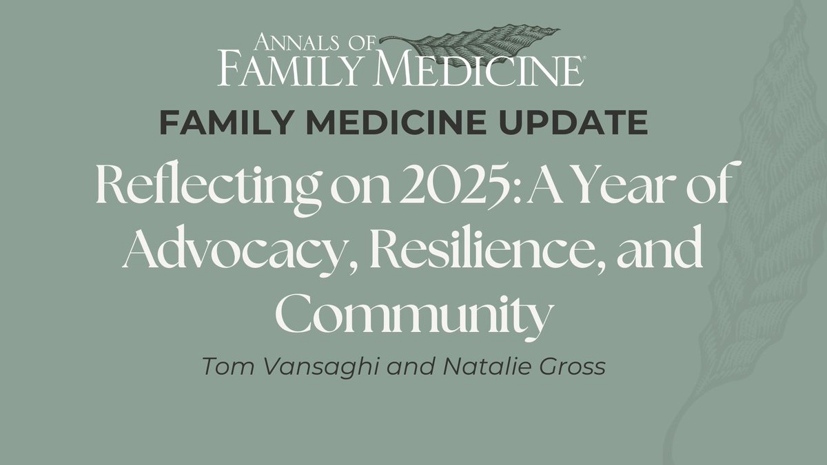 Annals of Family Medicine tweet media
