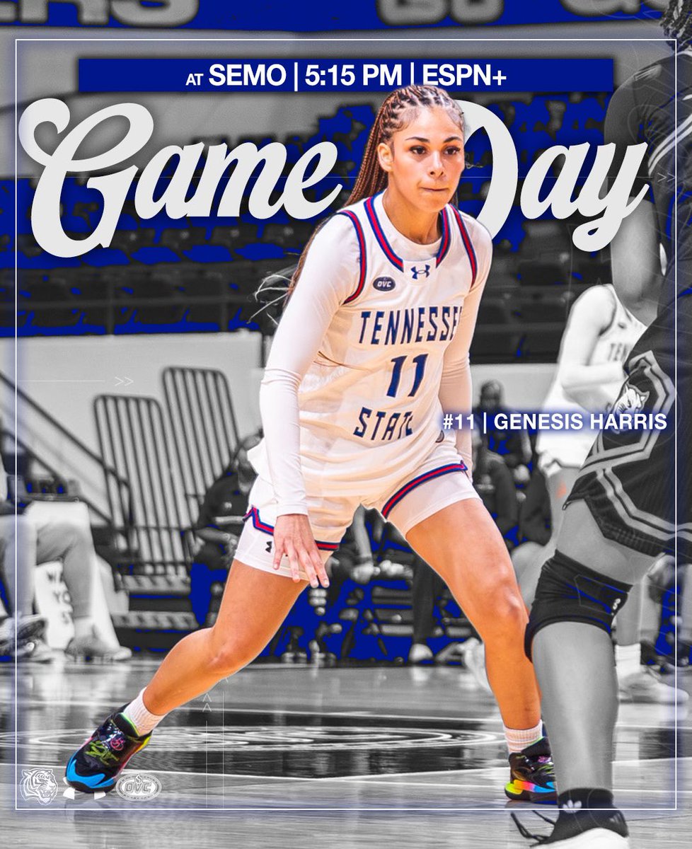 TSUTigersWBB's tweet photo. Lady Tigers back in action in the Show Me state!

🆚 SEMO
📍 Cape Girardeau, Mo
🕔 5:15 pm
📊 https://t.co/GeyeFxmUrH
📺ESPN+

#RoarCity https://t.co/jxGCWFf7tr