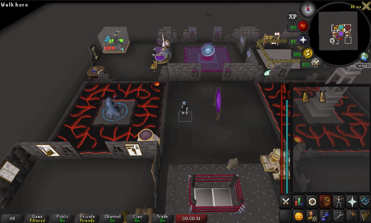 iCam_RS's tweet photo. @Phobias_x @JagexAsh @JagexSupport @JagexAyiza @JagexKieren @JagexTyran Have the same issue, they're looking into it, temporary work around is just rotate your superior garden, not ideal but better than pathing around the entire POH to restore stats LOL https://t.co/9Y2SS7YdFP