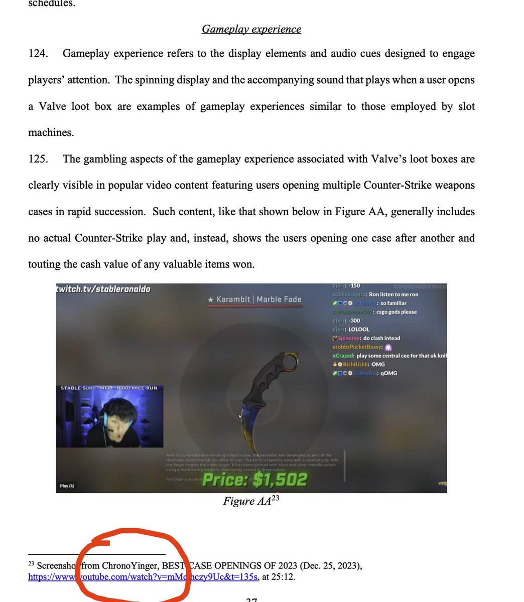 ChronoYinger's tweet photo. NO WAY THE STATE OF NEW YORK WATCHED MY VIDEO AND USED IT IN THEIR CASE LMAOO

LOOK AT THE BOTTOM 😭😭 https://t.co/9zbOm72edS