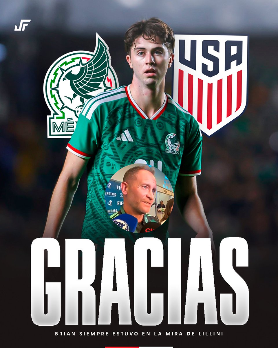 🇲🇽✍ Andrés Lillini reveló quién fue el primer jugador que contactó al llegar a la Selección:

“Estaba platicando con Brian Gutiérrez y nos acordándonos de que fue el primer jugador mexicoamericano que yo llamé cuando vine a la Selección para la Sub-23, que fuimos a los